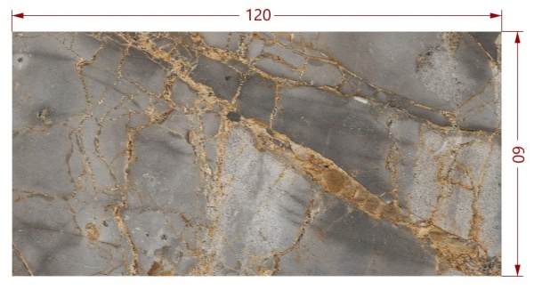 Плитка Cerossa Ceramica Sardinia Gold 120x60 