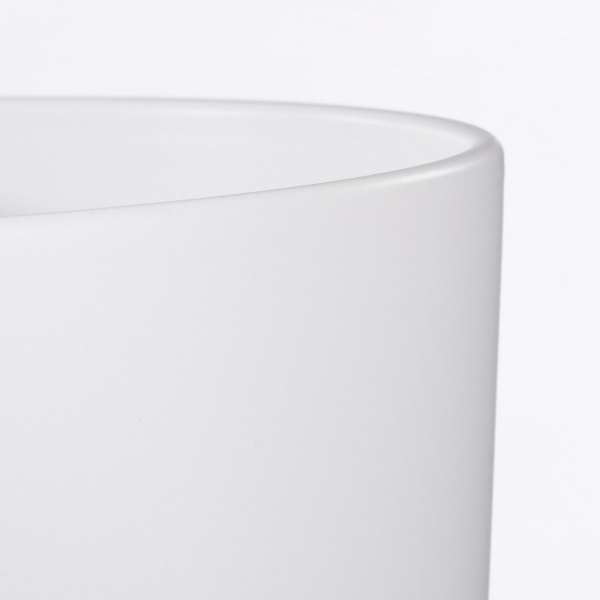 Вазон керамічний Edelman Tusca 25 см круглий 8,95 л білий (144259) 
