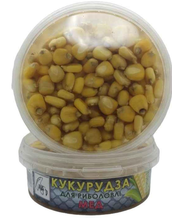 Кукурудза ферментована King Fish жовта - банка ПЭТ 150мл мед — фото 1