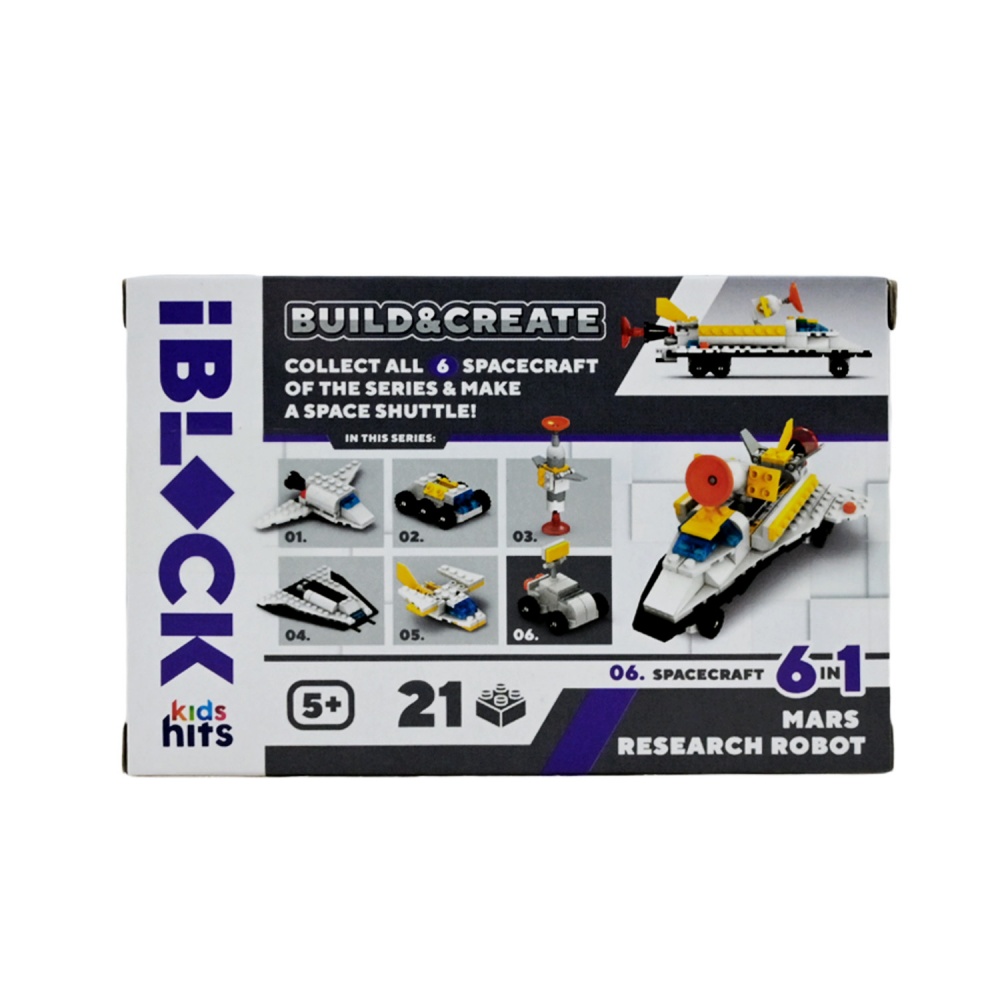 Конструктор Iblock Kids hits JUNIOR Космос (в ассортименте) KH51/003