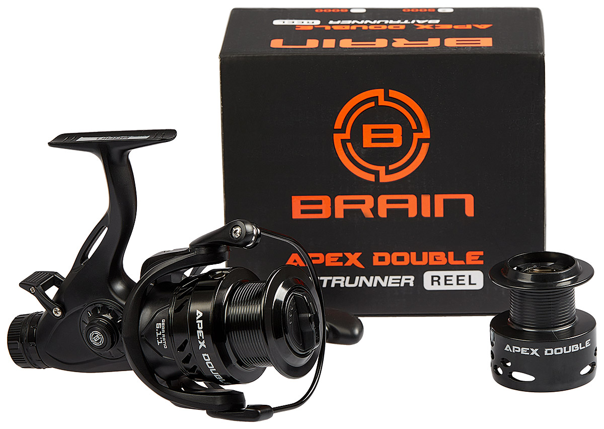 Котушка коропова Brain Apex Double 4000 Screw Handle 6+1BB 4000 — фото 1
