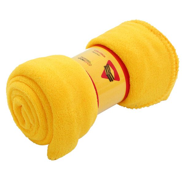 Плед микрофибра Underprice Радуга желтый 125x150 см