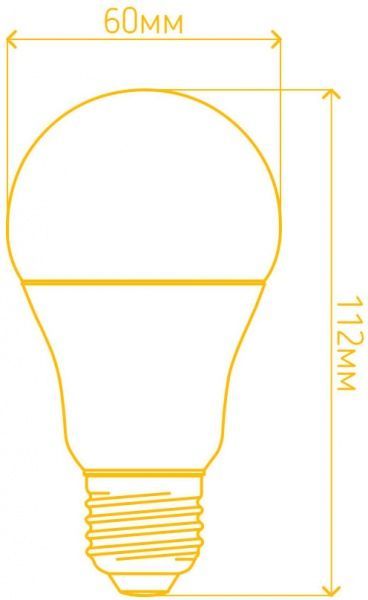 Лампа светодиодная LightMaster LB-680 3 шт./уп. 11 Вт A60 матовая E27 220 В 4000 К 