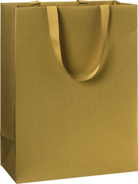 Пакет подарочный One Colour gold 25x13x33 см STEWO