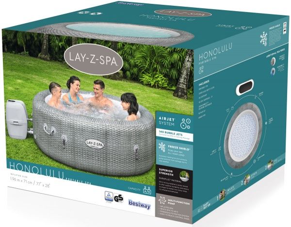 Спа-басейн Bestway Гонолулу 196х71 см