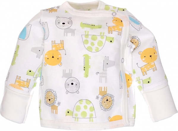 Льоля дитяча Татошка р.50 білий із малюнком 0902253афр 