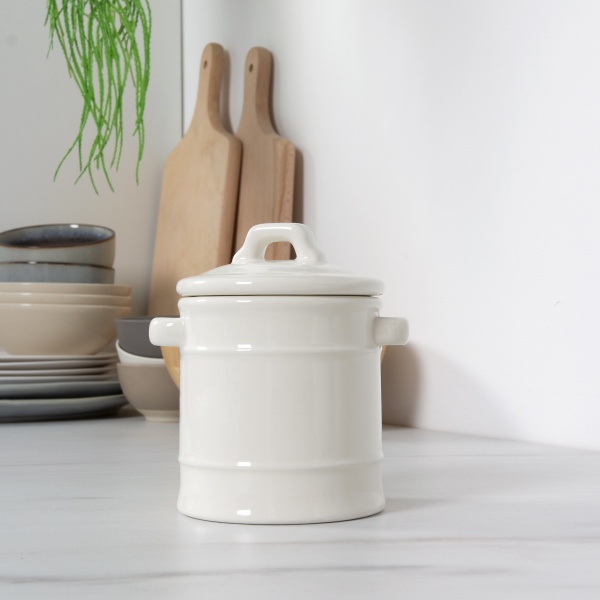 Емкость для хранения 600 мл KP-19 White MVM