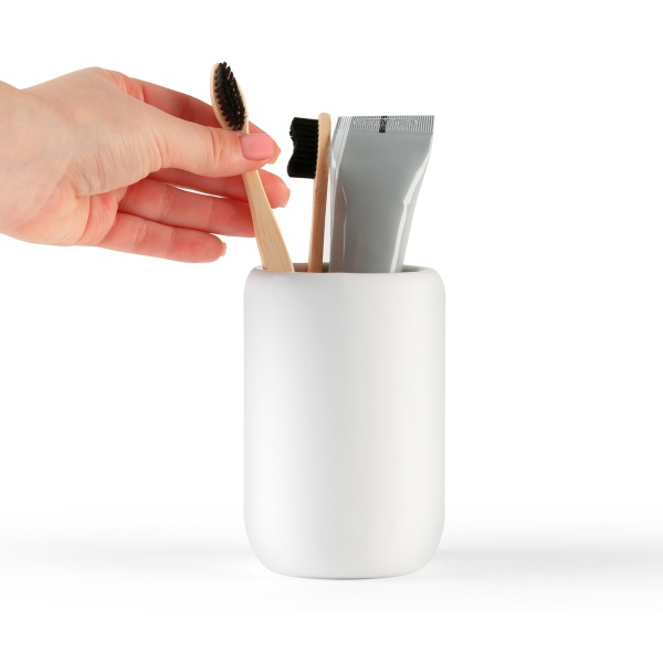 Подставка для зубных щеток Milan BA-22 White