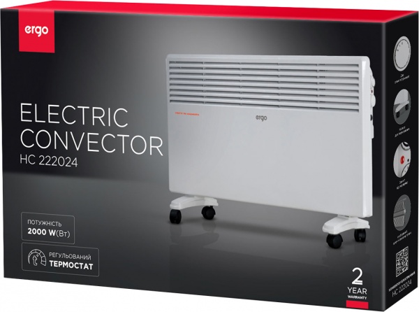 Конвектор електричний Ergo HC 222024