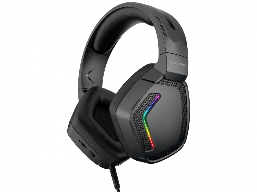 Гарнітура ігрова GamePro HS605 RGB black (HS605)