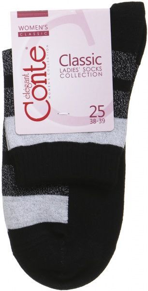 Шкарпетки Conte CLASSIC 16С-26СП 082 р. 25 чорний 