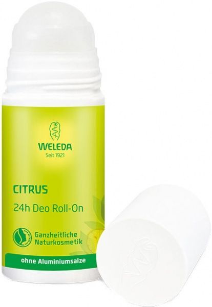 Дезодорант унисексдля женщиндля мужчин Weleda Цитрус Roll-On 24 години 50 мл