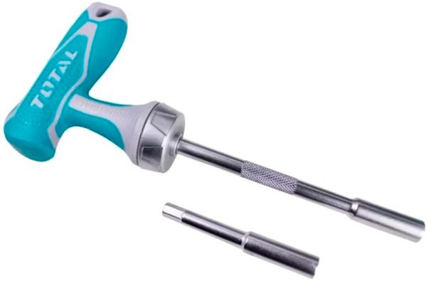Отвертка со сменными насадками Total с Т-образной рукояткой 25 предметов × TACSD30256