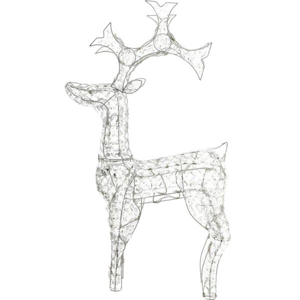Светодиодная фигура Олень с кристалами 100 LED