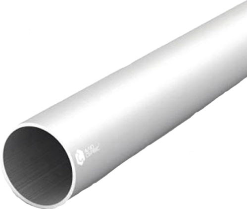 Труба профільна кругла алюміній АЛЮПРО анодована d50x2x1000мм