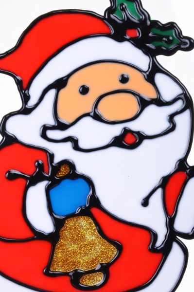 Наклейка декоративная cиликоновая 3 микс (6 дизайнов) в ассортименте 13x18 см