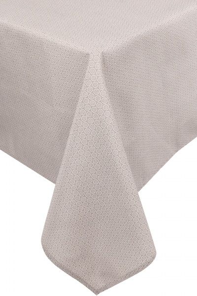 Скатерть Шато горошек 140x220 см коричневый La Nuit 