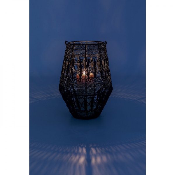 Подсвечник-фонарь Hayat 33 см черный KARE Design