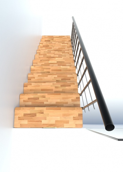 Лестница Minka Holz- & Metallverarbeitungs модульная Comfort TOP (ступени - Бук) 