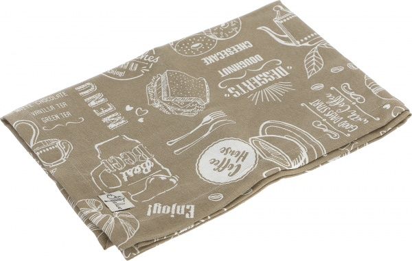 Дорожка Beige Breakfast 40x120 см бежевый Прованс 