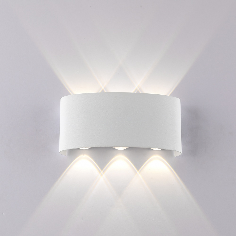 Светильник настенный Hopfen Lens-6 WH 6x6 Вт белый