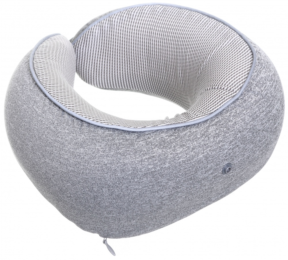 Подушка для подорожей Grace Luna 24x25 см світло-сірий