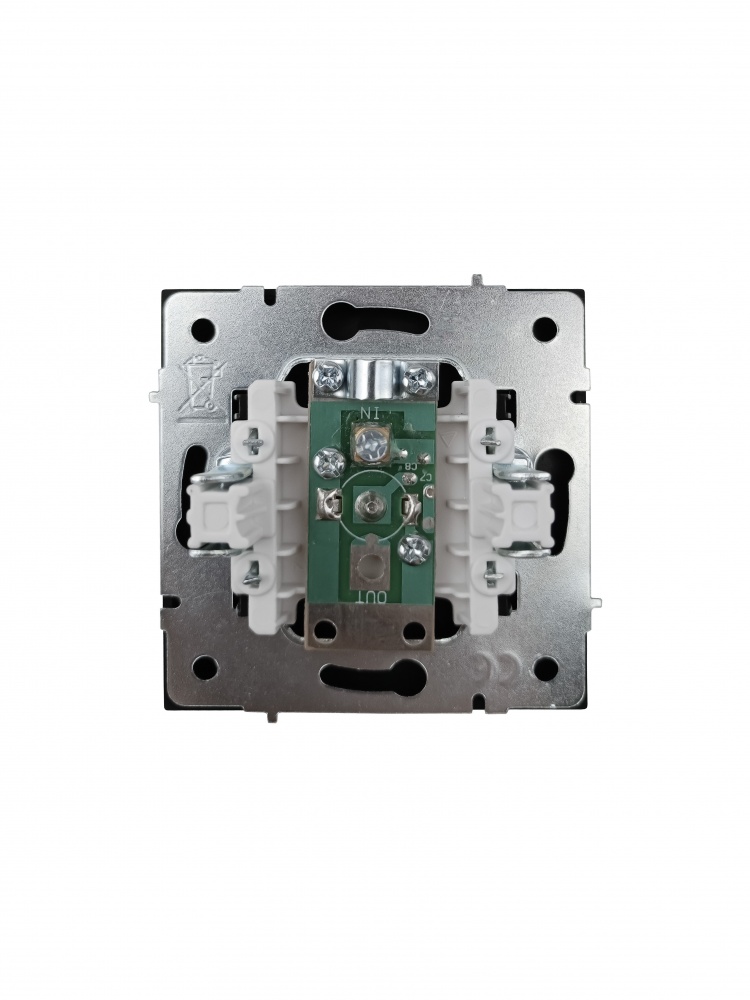 Механизм розетки TV оконечная HausMark Juna IP20 черный матовый 7041-1788U2-130