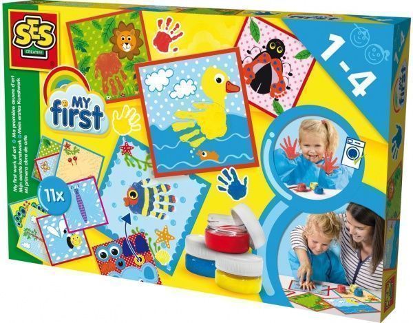 Набір для малювання SES Пальчикові фарби Відбиток 14419S