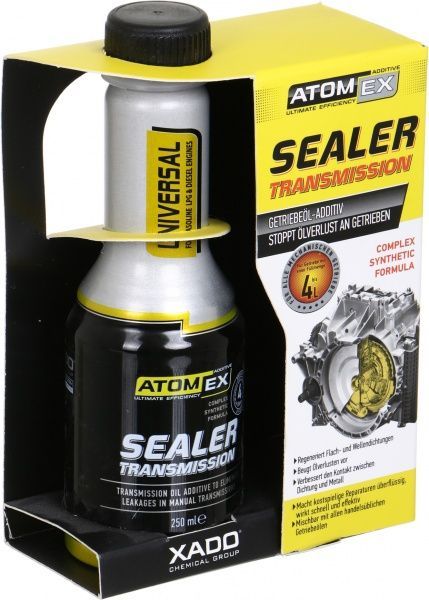 Средство для остановки течи трансмиссионного масла XADO Atomex Sealer transmission 250 мл