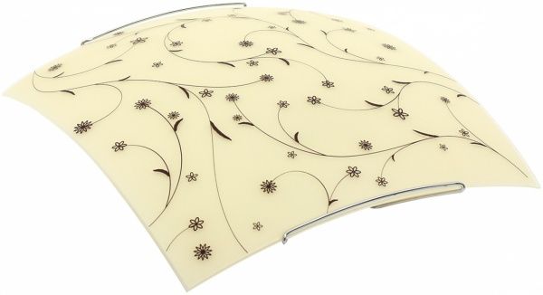 Світильник настінно-стельовий Nowodvorski CONTRASTAMPO 7 1x100 Вт E27 бежевийз малюнком 2283 