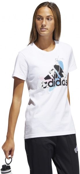 Футболка Adidas NINI GFX TEE GN9151 L білий