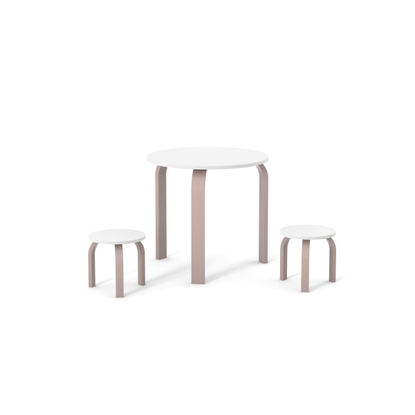 Стул детский деревянный Veres Монако капучино-белый 46.40.2.13 