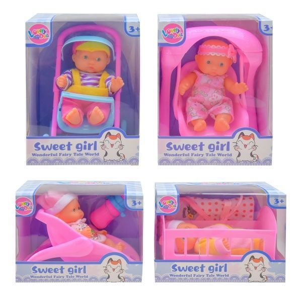 Пупс с аксессуарами (4 вида в ассортименте) YD222