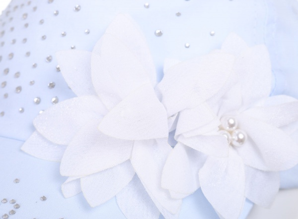 Кепка для девочек Pampona 21 L 07 р.48 светло-голубой 