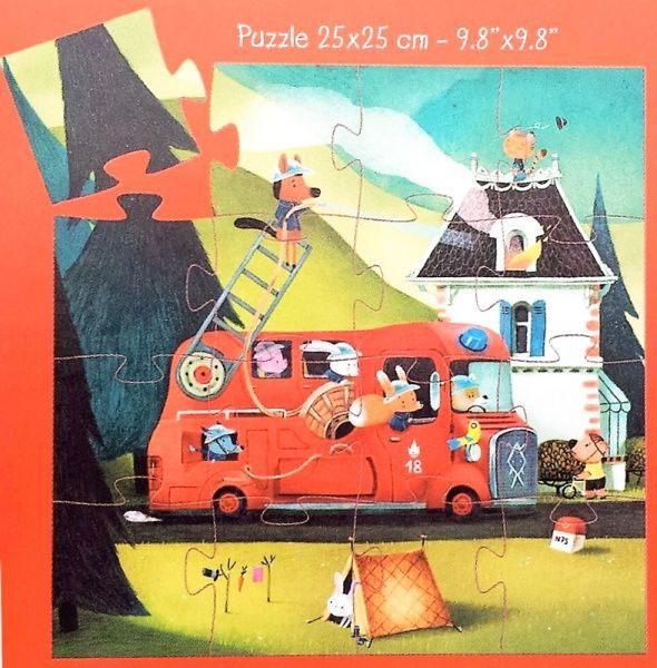 Пазл Djeco Пожарная машина DJ07269