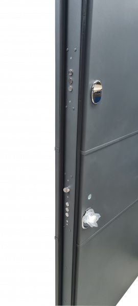 Дверь входная Булат Elegant 703 грей 2050x950 мм левая