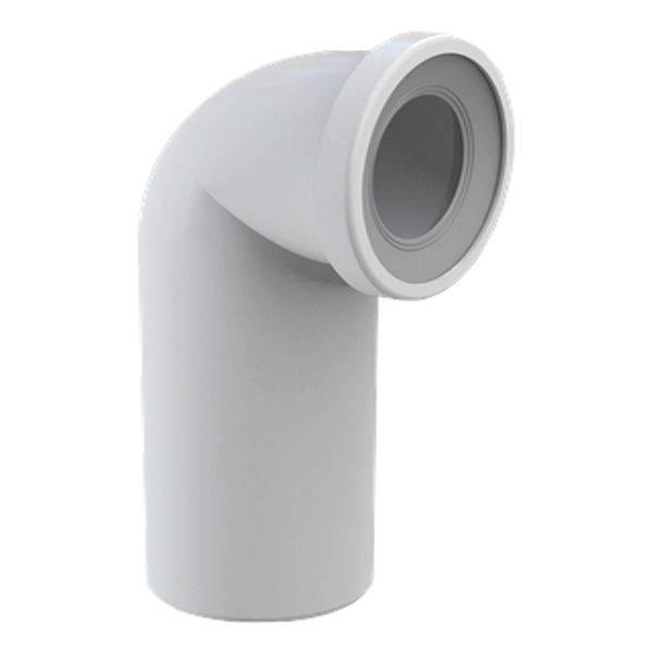 Колено для унитаза Alcaplast A90-90P40 ПП A90°