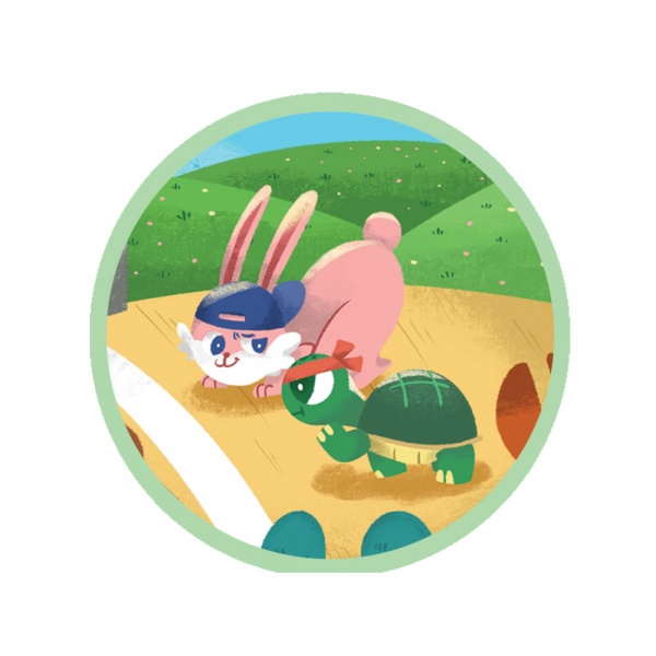 Аудіоказка з проєктором AMBO FUNTAMIN Черепаха та заєць AF6339TH