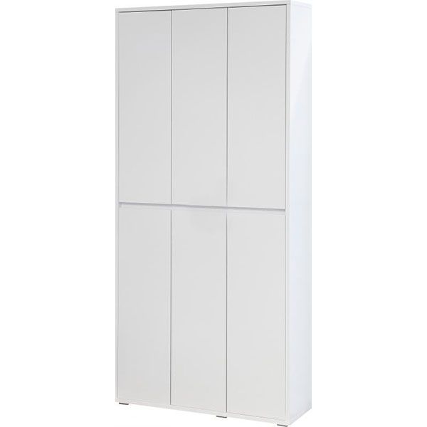 Тумба для обуви Софро ЛИВ 6Д 335x1000x2100 мм / белый 