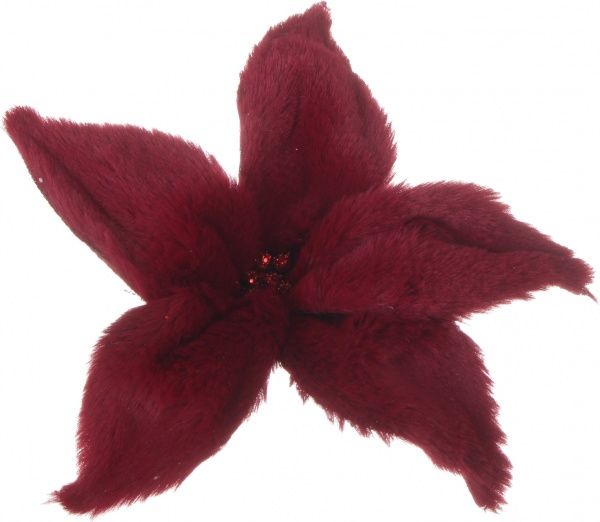 Декорація новорічна Колір 20 см червоний