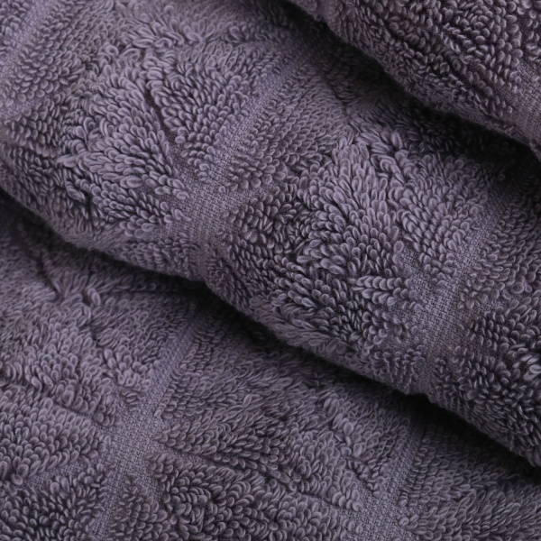 Полотенце махровое Vente 50x90 см темно-серый Karna 