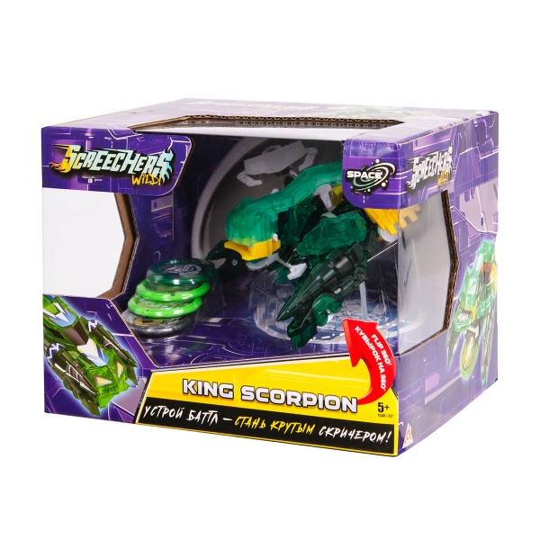 Трансформер Screechers Wild S3 L2 Кінг Скорпіон 1:43 EU682202