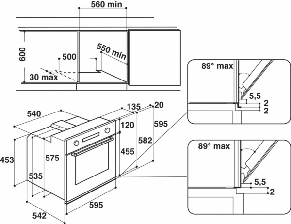 Духова шафа Whirlpool AKP 745 IX