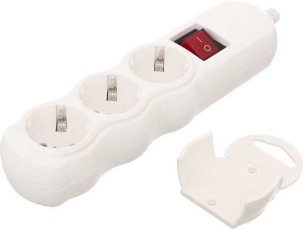 Колодка Expert Power із заземленням 3 гн. білий BNG-SS3SGR-WH 