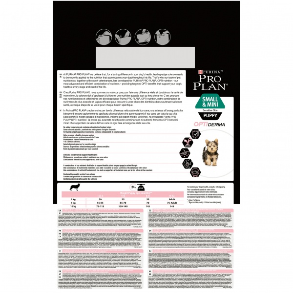 Корм сухий для малих порід Pro Plan Puppy з лососем 3 кг