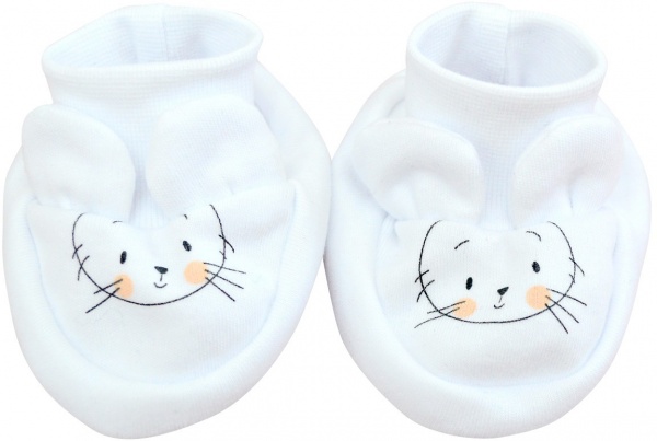 Пинетки для девочек Minikin 22080356 56 см белый 