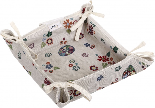 Хлібничка гобеленова Limaso EDEN274B-KH 20x20 см різнокольоровий 