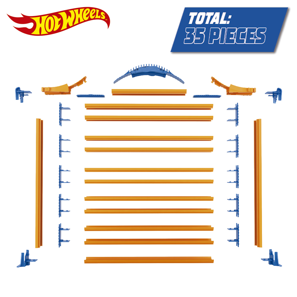 Гараж Hot Wheels з доріжками для зберігання машинок HWCC9B