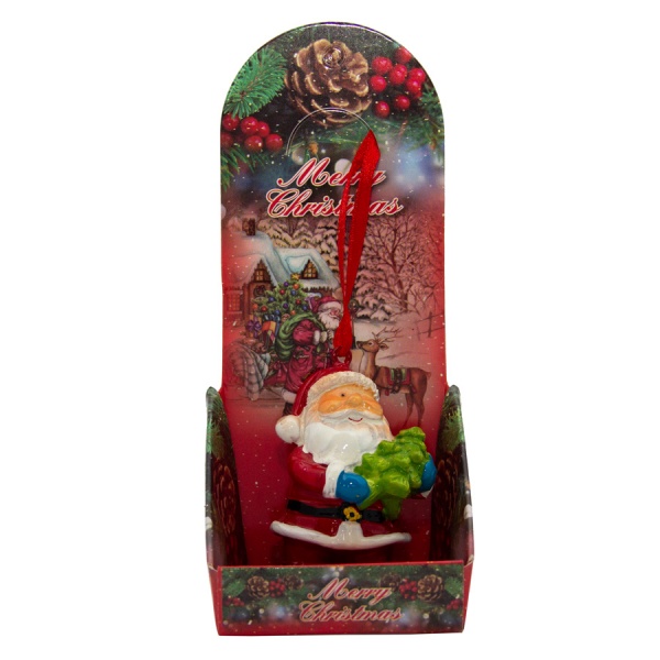 Декоративная новогодняя фигура Дед Мороз 6 см 