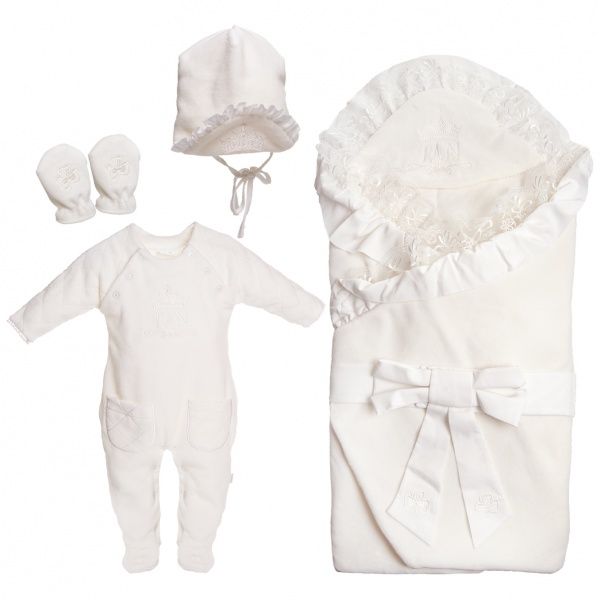 Комплект для хрещення Tigres Класік р.62 білий КТ-18 